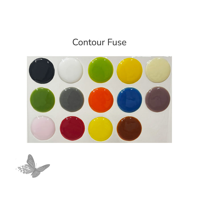 1 Inch Opaque Precut Glass Circles – 6 Pack – COE90