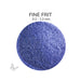 Close-up of Bullseye Cobalt Blue Opalescent 000114 Fine Frit showing 0.2 to 1.2 mm particles.