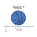 Bullseye Blue White Mix Opalescent 002164 glass frit, 2 ounce bag, available in medium and coarse sizes.