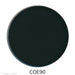 image of a fusible precut black glass circle - COE90