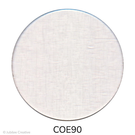 image of a fusible precut clear glass circle - COE90