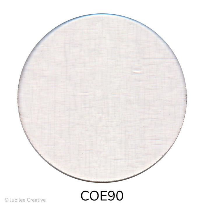 image of a fusible precut clear glass circle - COE90