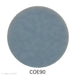 image of a fusible precut deco gray glass circle - COE90