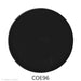 Image of a fusible precut black glass circle - COE96