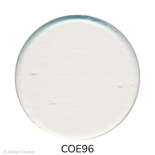 Image of a fusible precut clear iglass circle - COE96