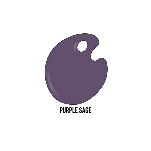 image of purple sage colored glass paint