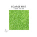 Coarse Oceanside COE96 Amazon Green Opalescent glass frit 2264-F, 2.5 mm to 7.6 mm particle size