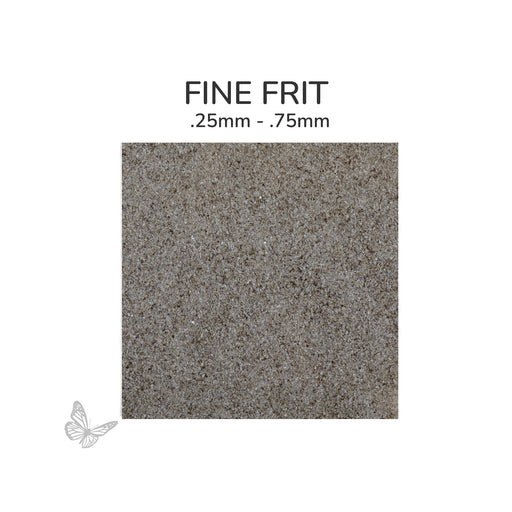 Fine Oceanside COE96 Chocolate Brown Opalescent glass frit 2116-F, .25 mm to .75 mm particle size