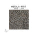 Medium Oceanside COE96 Chocolate Brown Opalescent glass frit 2116-F, .75 mm to 2.5 mm particle size