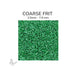 Coarse Oceanside COE96 Emerald Green Opalescent glass frit 2226-F, 2.5 mm to 7.6 mm particle size