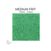 Medium Oceanside COE96 Emerald Green Opalescent glass frit 2226-F, .75 mm to 2.5 mm particle size