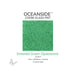 Oceanside COE96 Emerald Green Opalescent 2226-F glass frit available in Fine, Medium, and Coarse 2 ounce bags