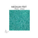 Medium Oceanside COE96 Peacock Green Opalescent glass frit 2234F, .75 mm to 2.5 mm particle size