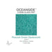 Oceanside COE96 Peacock Green Opalescent 2234-F glass frit available in Fine, Medium, and Coarse 2 ounce bags