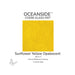 Oceanside COE96 Sunflower Yellow Opalescent 2672-F glass frit available in Fine, Medium, and Coarse 2 ounce bags