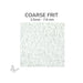 Coarse Oceanside COE96 White Opalescent glass frit 200-F, 2.5 mm to 7.6 mm particle size