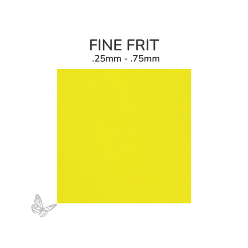 Fine Oceanside COE96 Yellow Opalescent glass frit 2602-F, .25 mm to .75 mm particle size