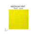 Medium Oceanside COE96 Yellow Opalescent glass frit 2602-F, .75 mm to 2.5 mm particle size