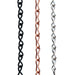 image of 16-gauge jack chain used for hanging glass art. Black, copper, and silver colors are available.