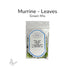 Leaf murrine green mix packaged in a clear bag, COE 90 glass embellishments for fused glass art